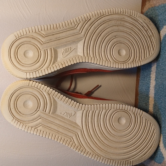 Nike Youth Air Force 1 Leather Croc Embossed Sneakers - Picture 11 of 12